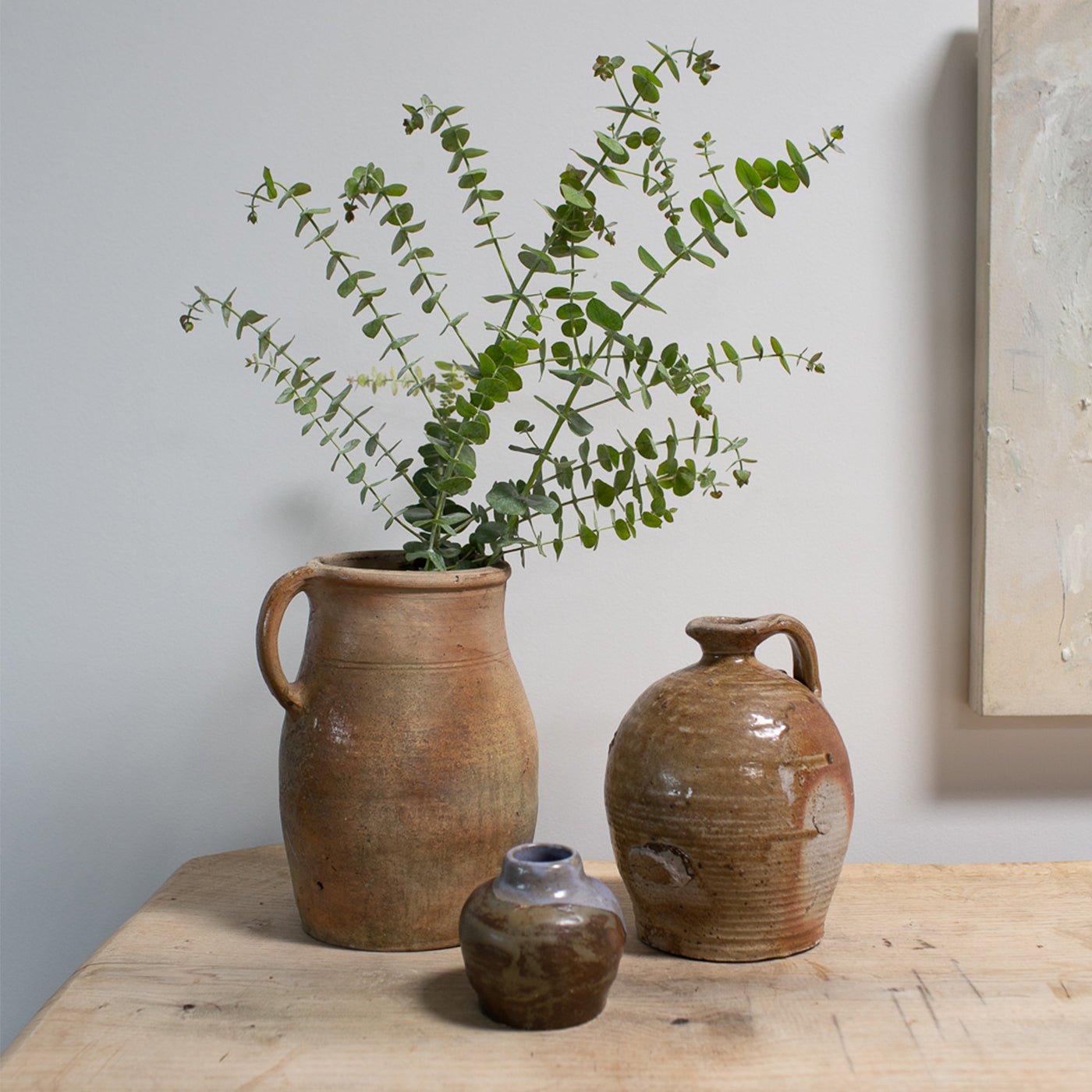 French Salt Glazed Pitcher