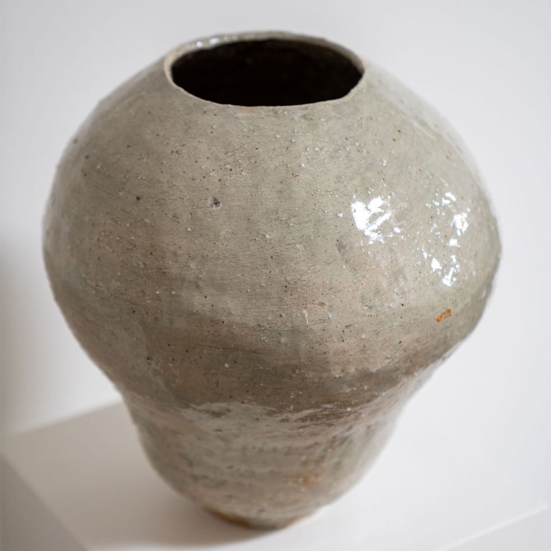 Large Japanese Style Shigaraki Vessel