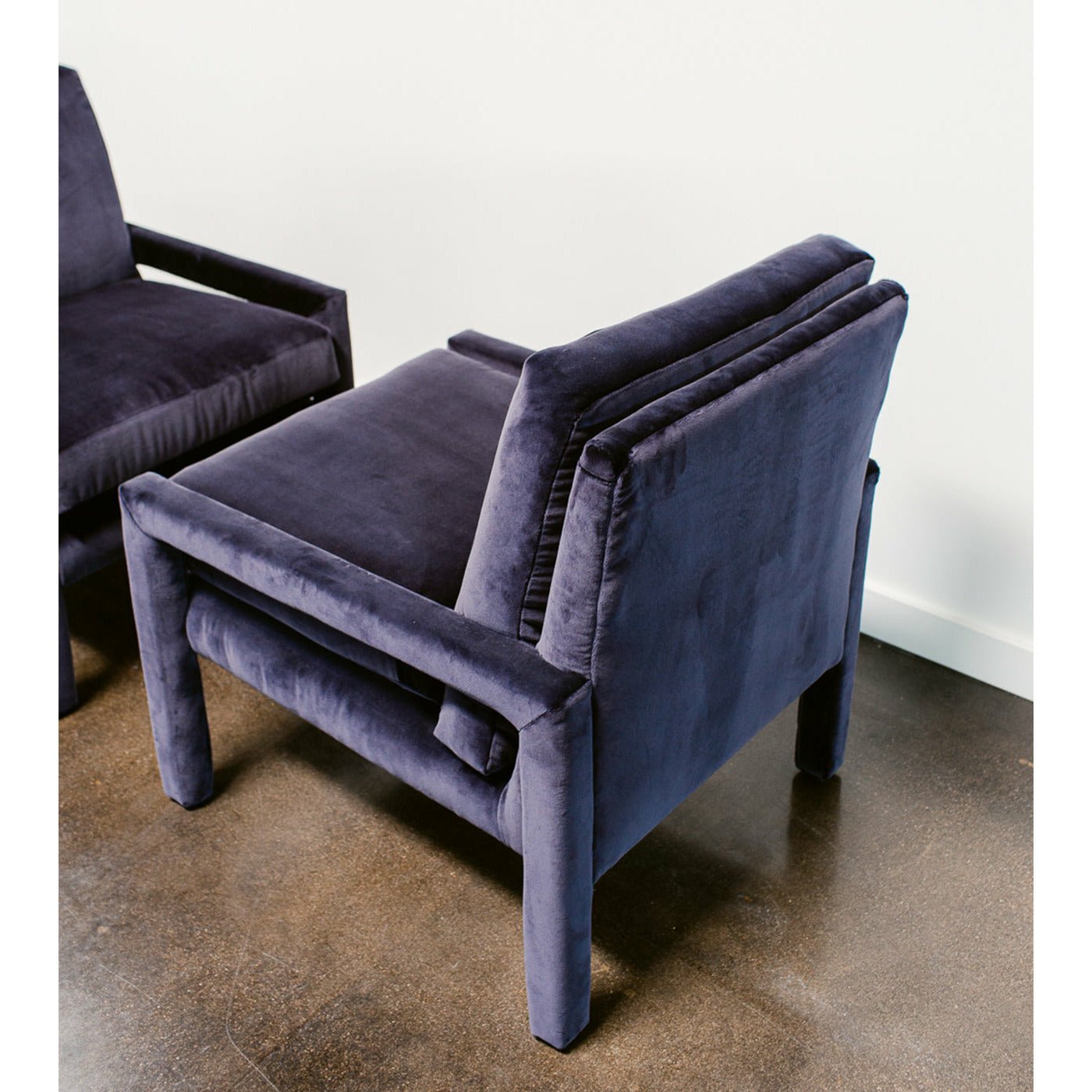 Pair of Parson Chairs by Milo Baughman