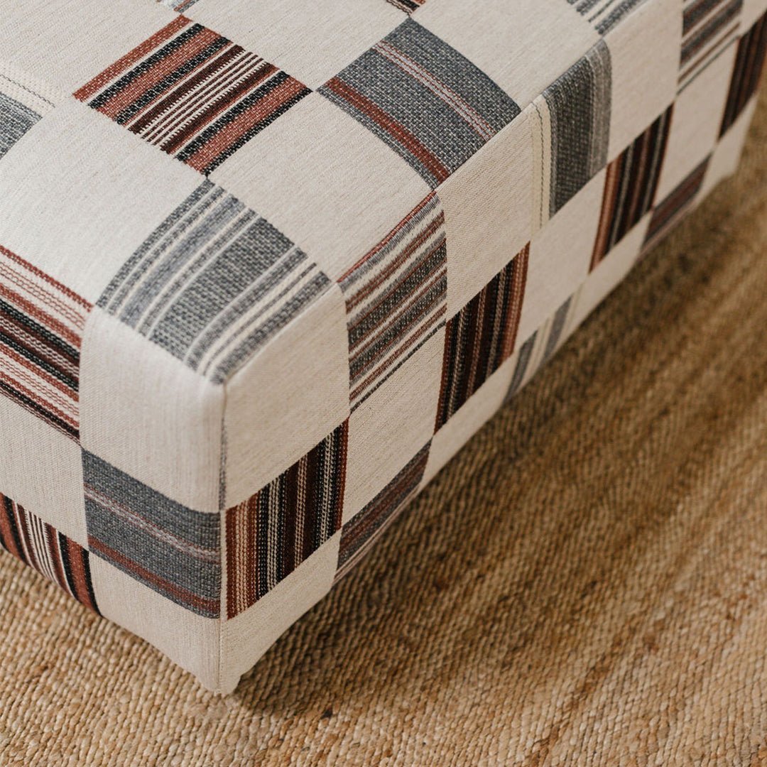 Mid-Century Square Ottoman
