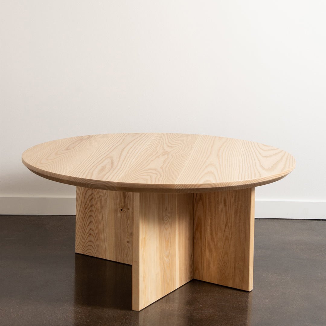 Round Ash Coffee Table