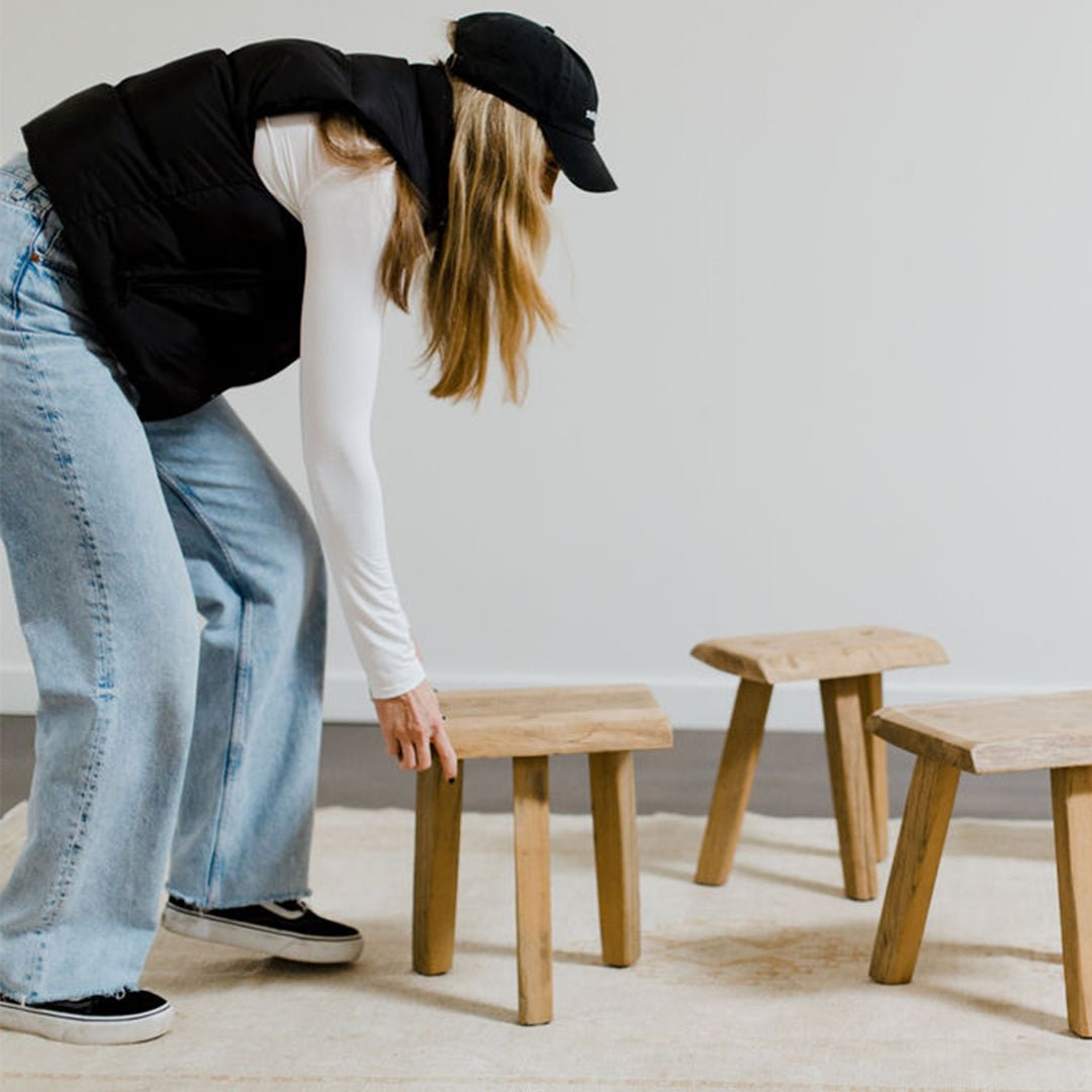 French Tripod Milking Stool | 1960's