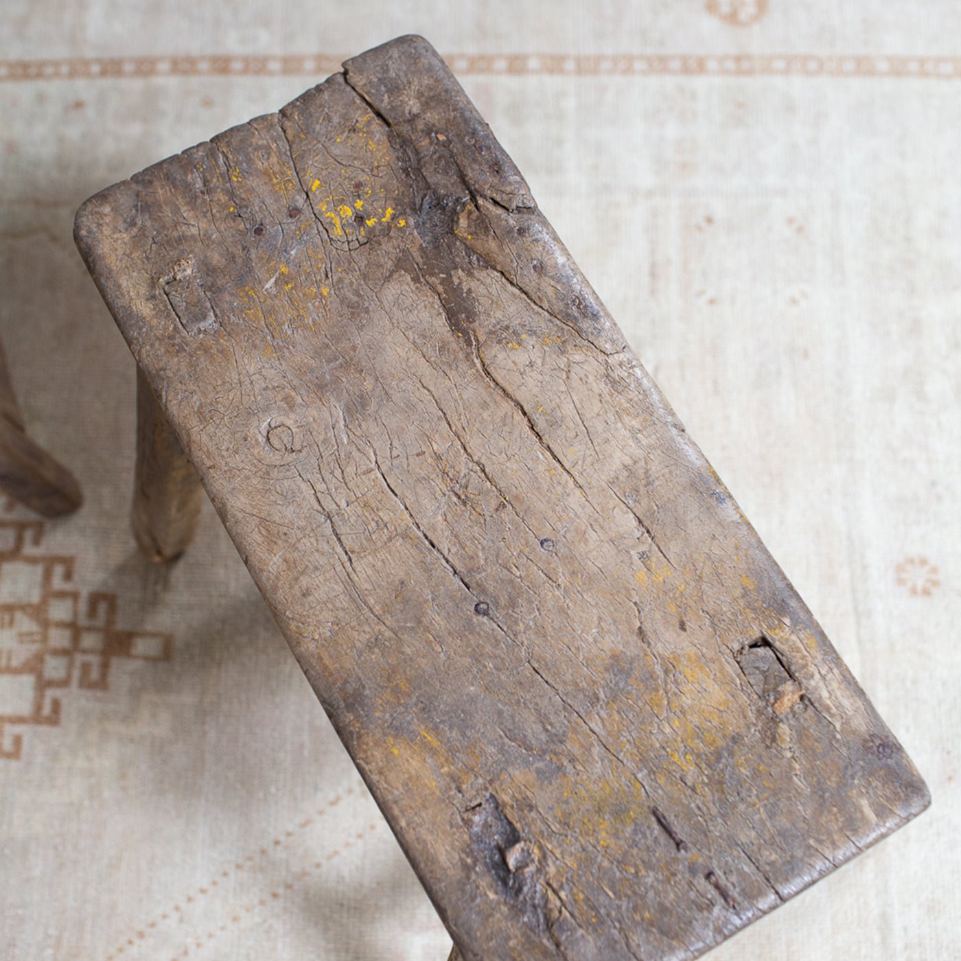 Vintage Stool / Side Table Low