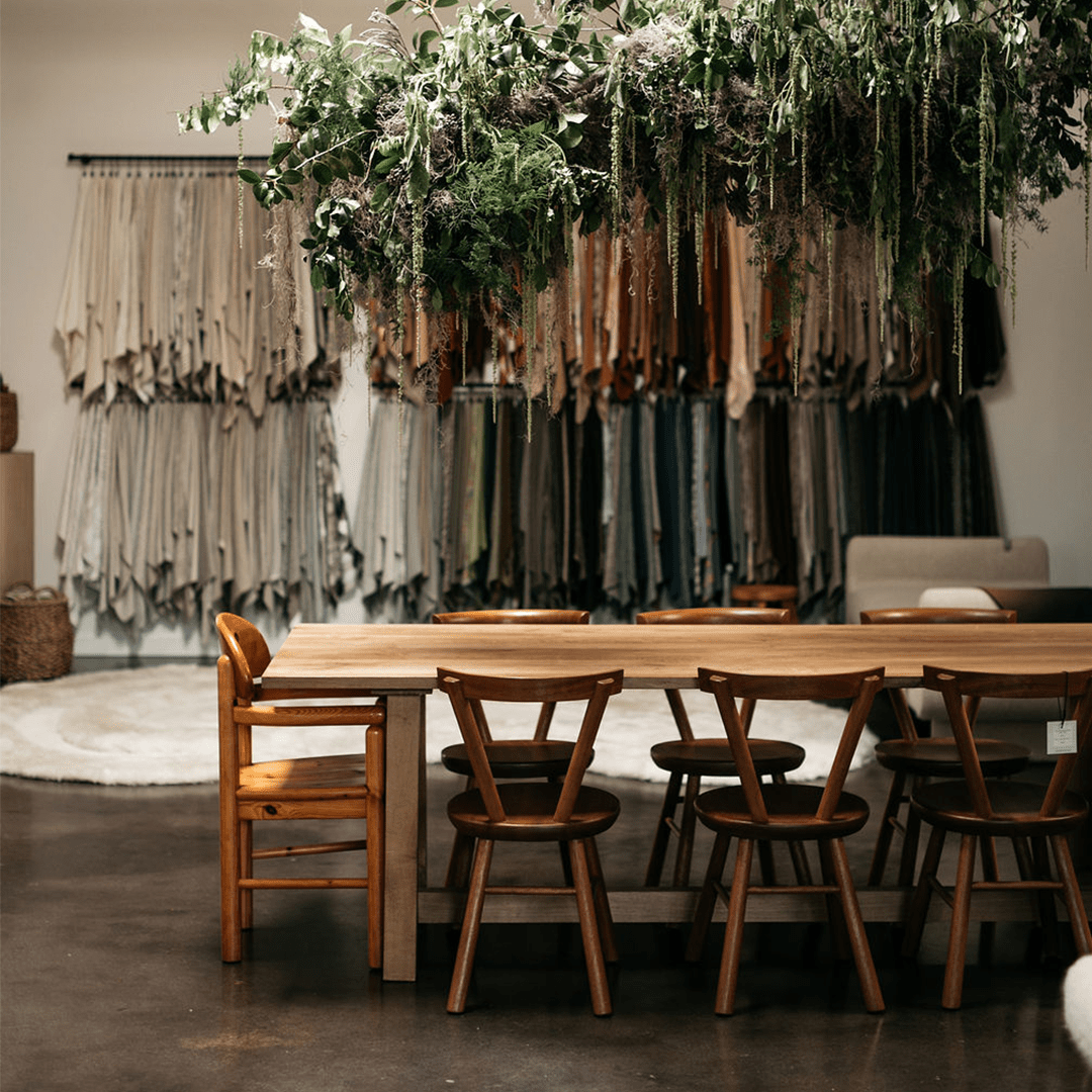 Set of 6 Sculptural Dining Chairs in the Style of Charlotte Perrriand