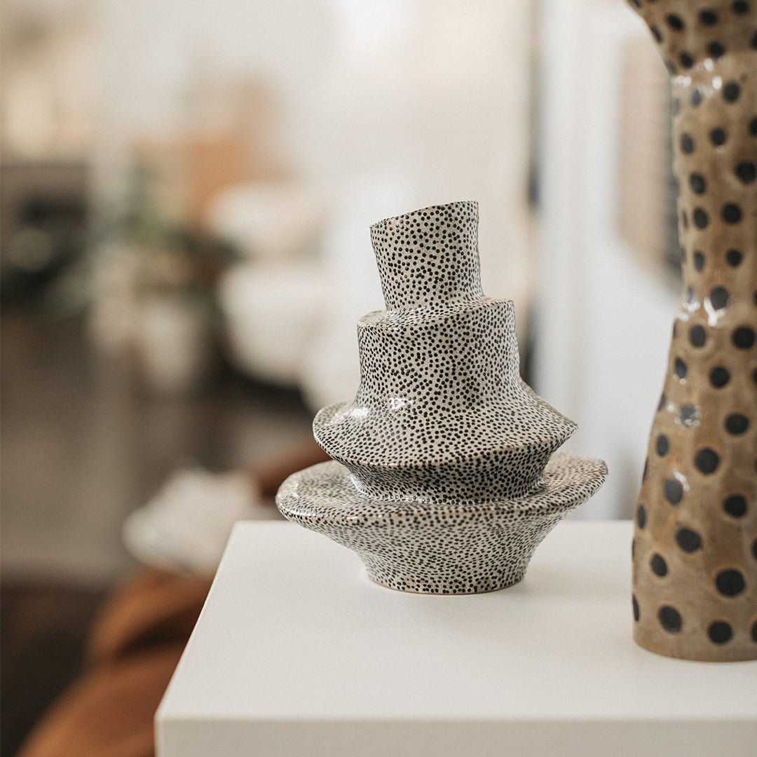 Low Speckled Vase no. 182