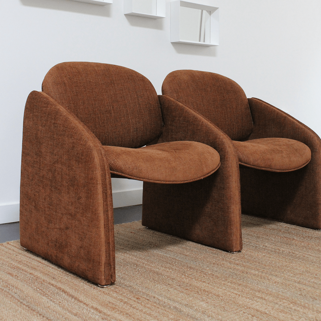 Postmodern Two-Seater Bench