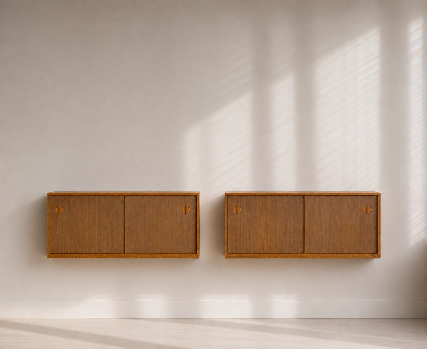 A Pair of Erik Wörts Wall-Mounted Cabinets