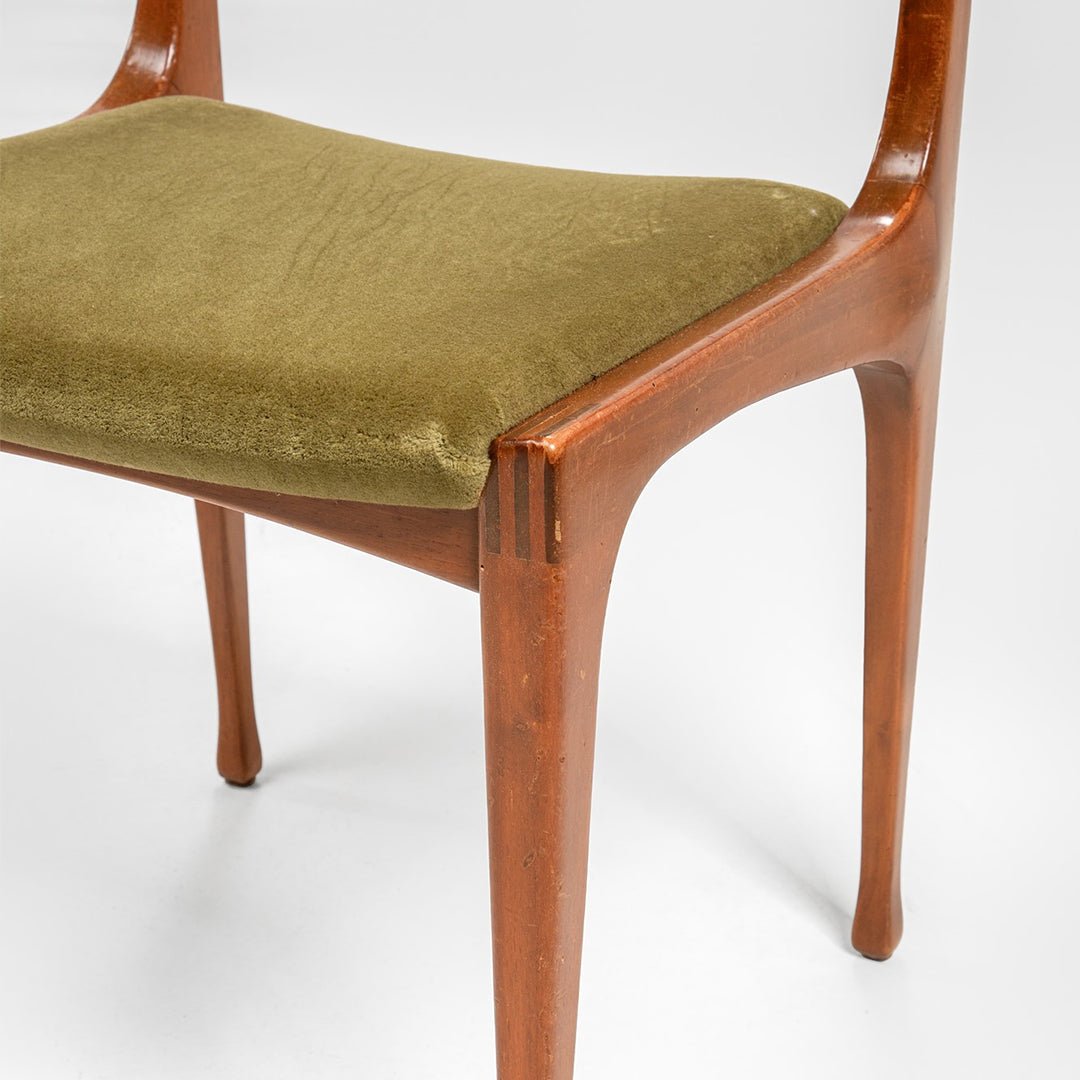 A Set of Six Italian Carlo De Carli Dining Chairs