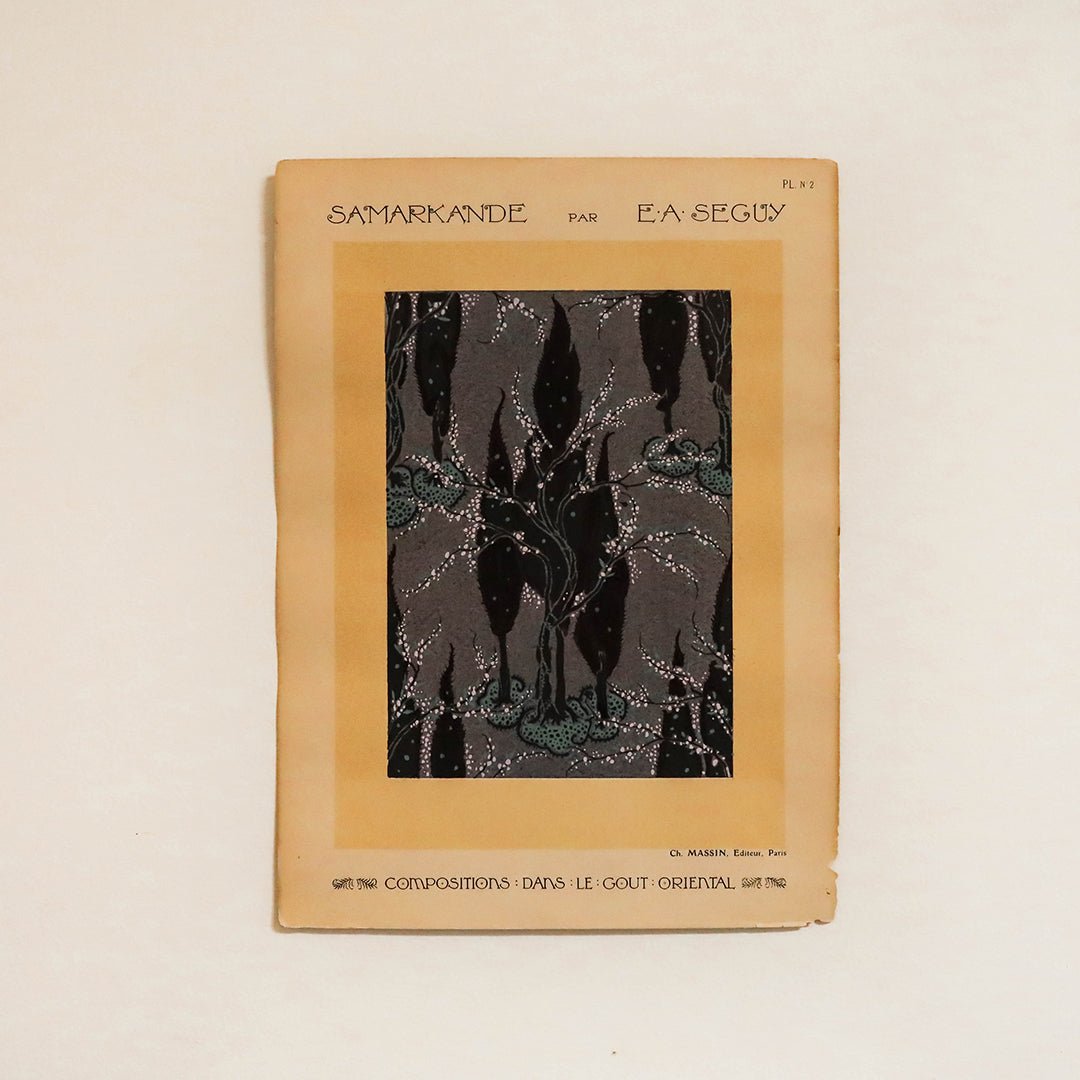 French Pochoir Illustrations by E.A. Séguy, 1920’s