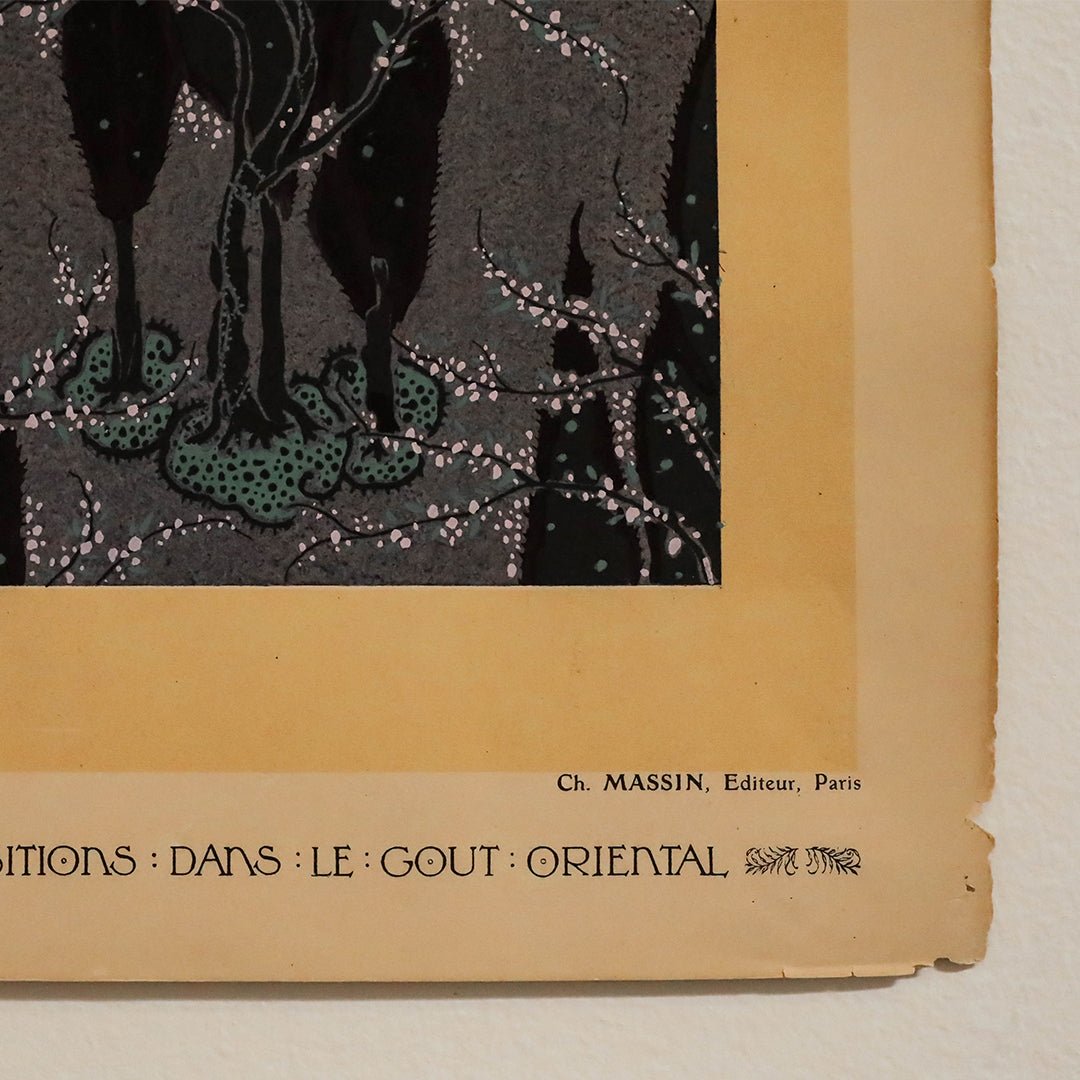 French Pochoir Illustrations by E.A. Séguy, 1920’s