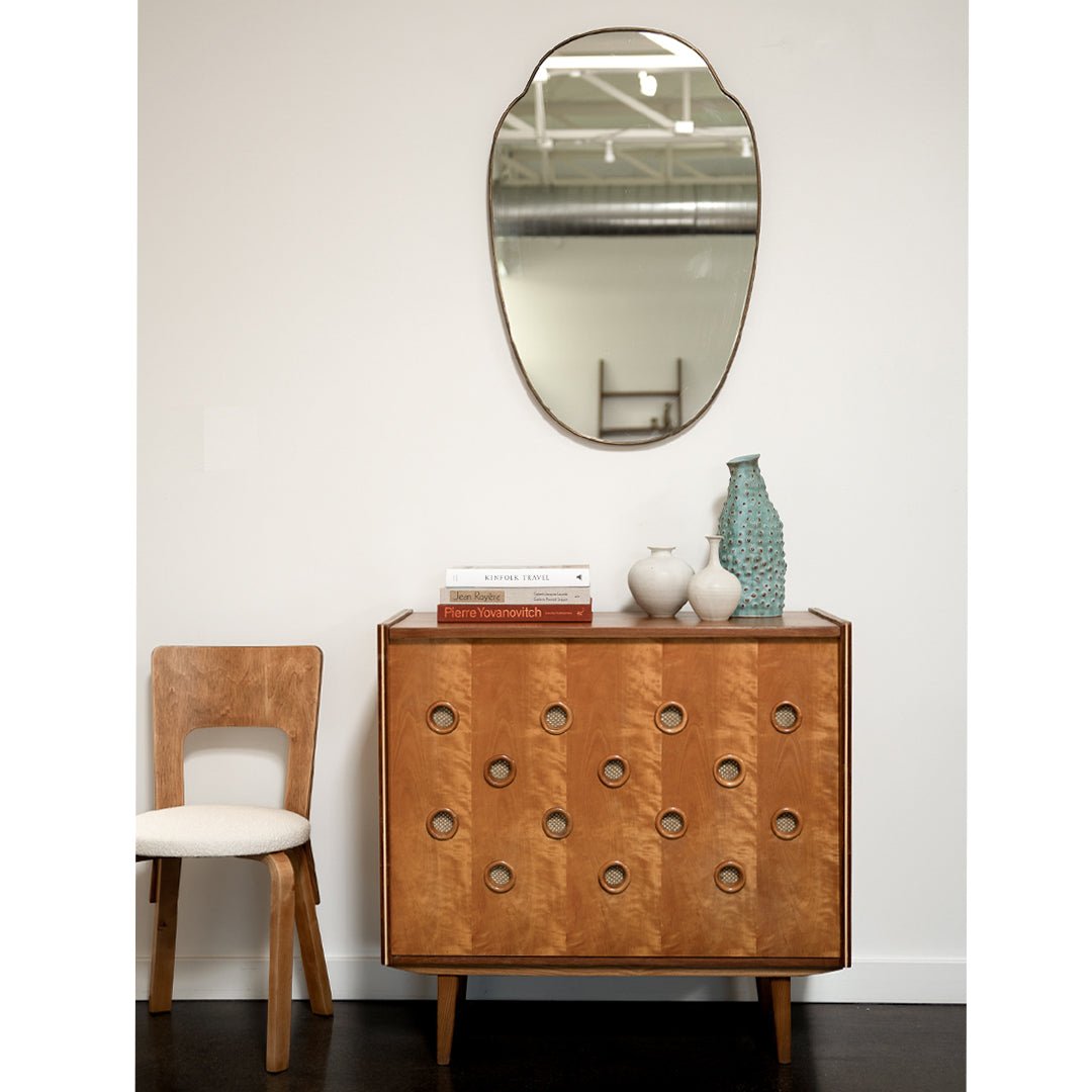 Vintage Shield Italian Wall Mirror, Medium