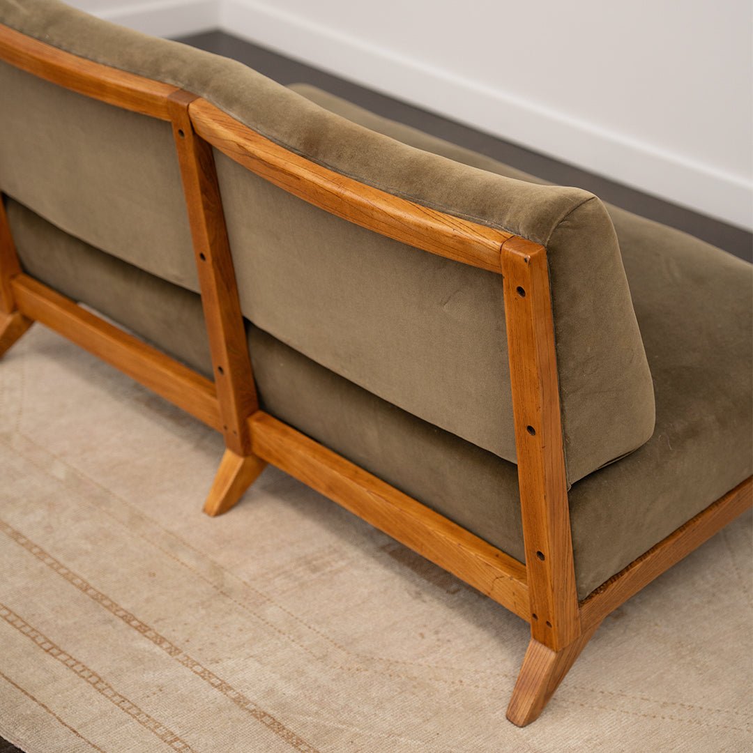 A Midcentury Settee in the Style of Abel Sorenson