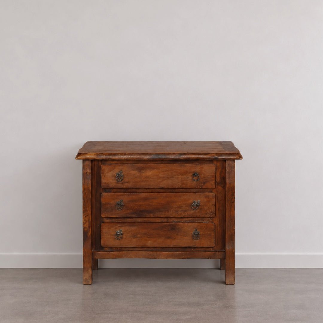 Brutalist Three Drawer Chest by Olavi Hanninen