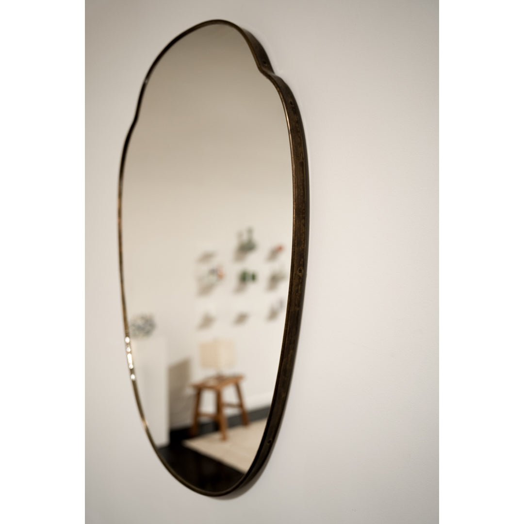 Vintage Shield Italian Wall Mirror, Medium