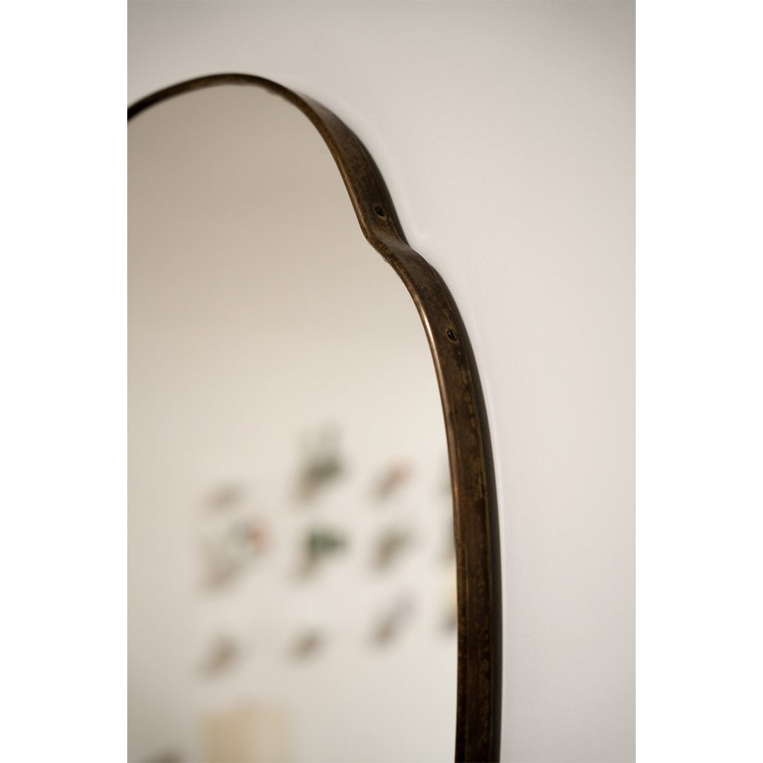 Vintage Shield Italian Wall Mirror, Medium