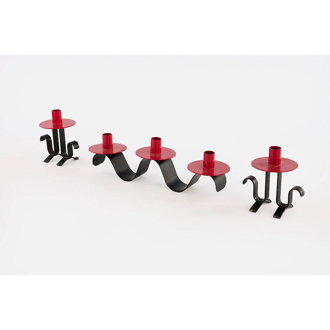 Jean Royère Style Candle Holders