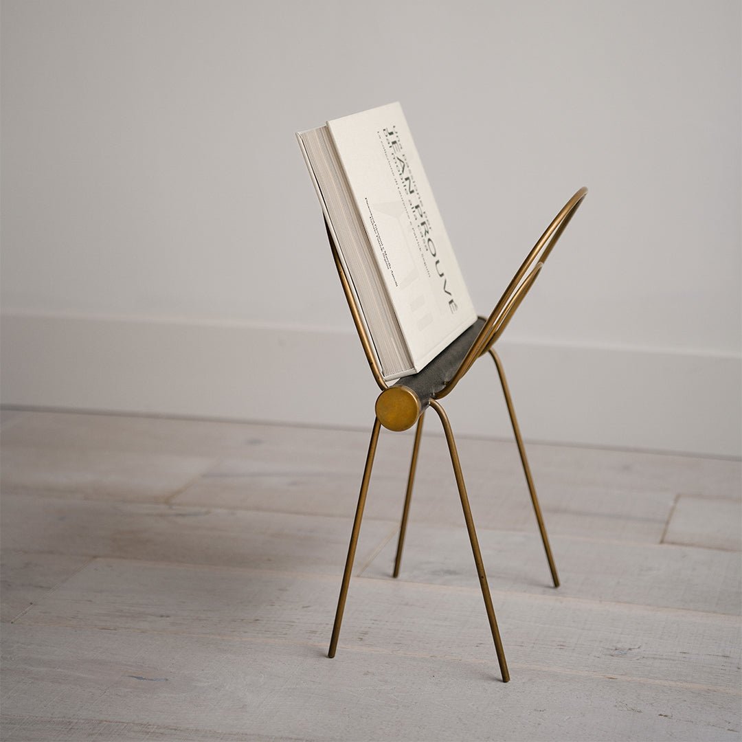 Mid-Century Magazine Rack in the Manner of Carl Auböck II