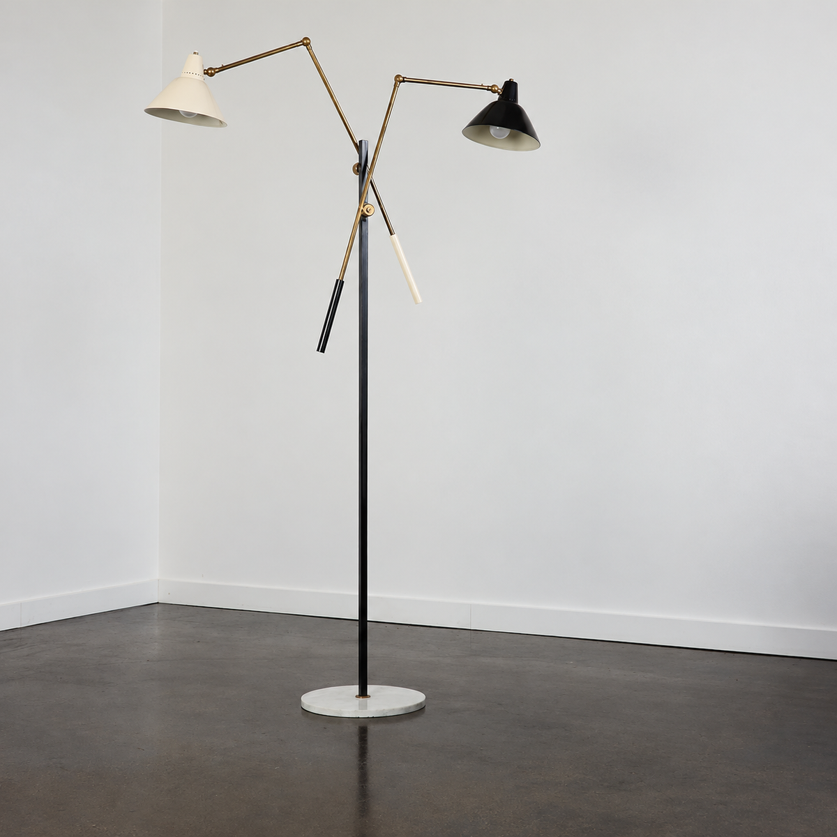 A Rare Stilnovo Articulating Floor Lamp, 1950’s