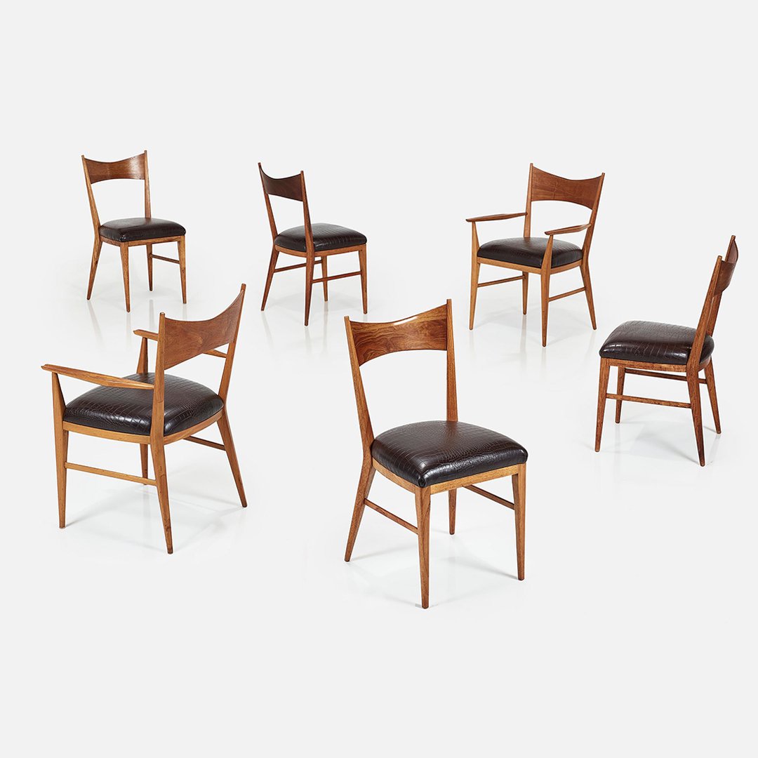 A Set of 6 Dining Chairs by Paul McCobb