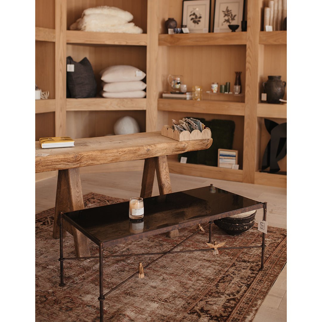 Primitive Oak Console Table