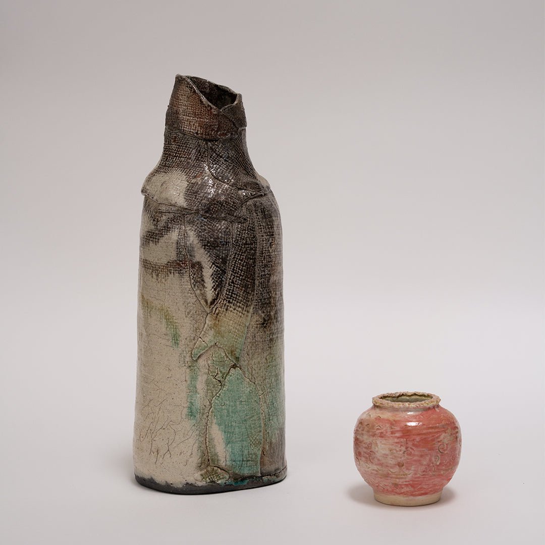 Raku Vase