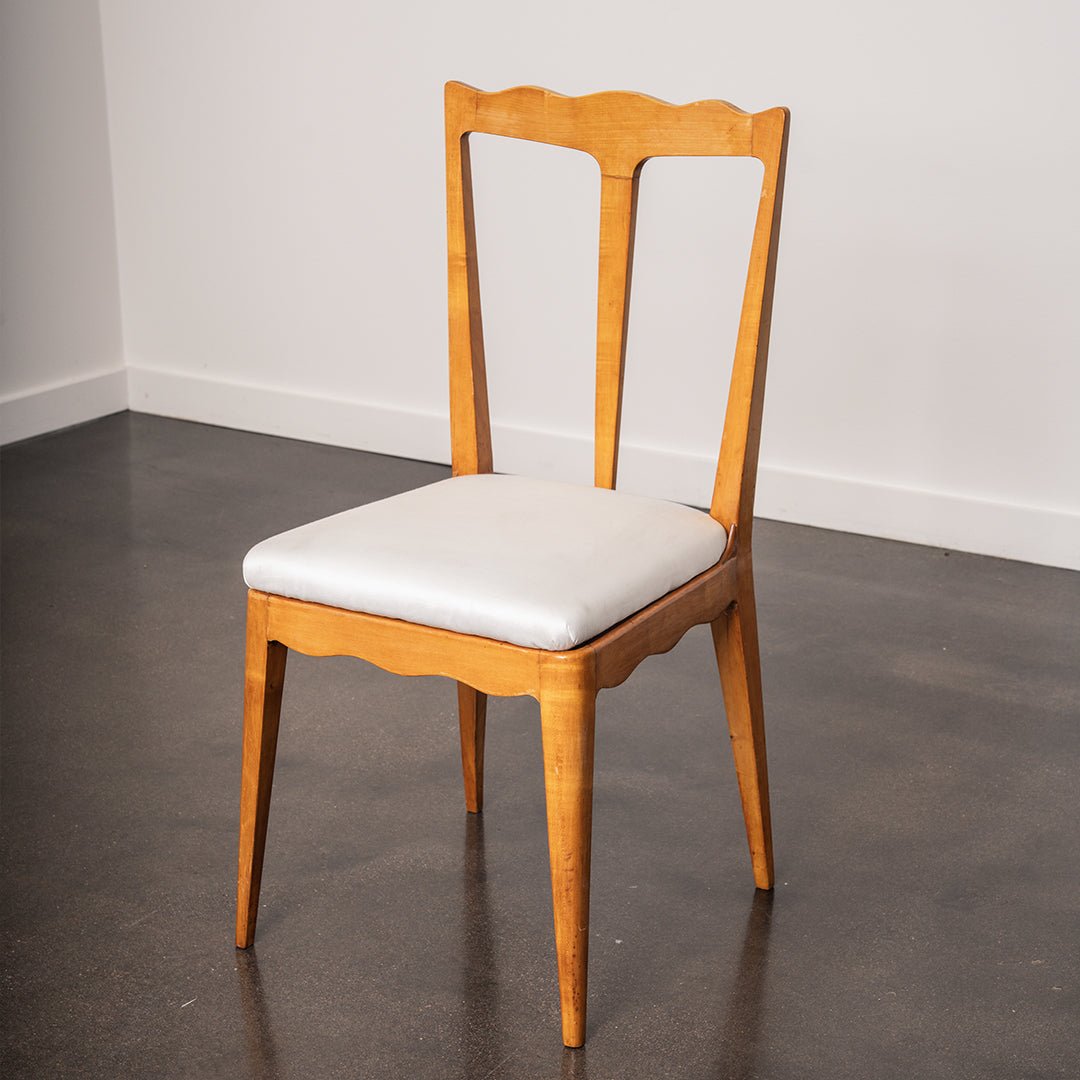 A Set of Six Italian Sculptural Dining Chairs