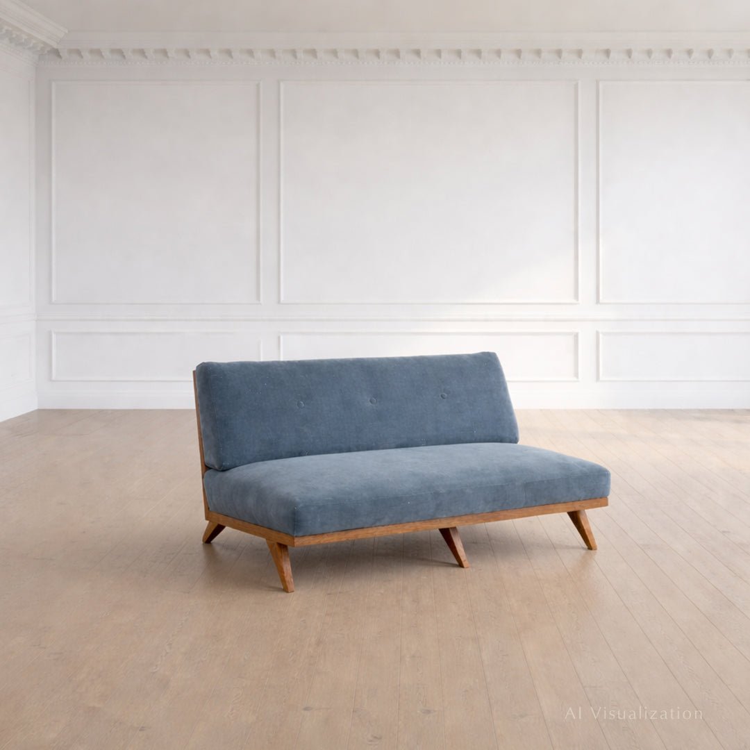 A Midcentury Settee in the Style of Abel Sorenson