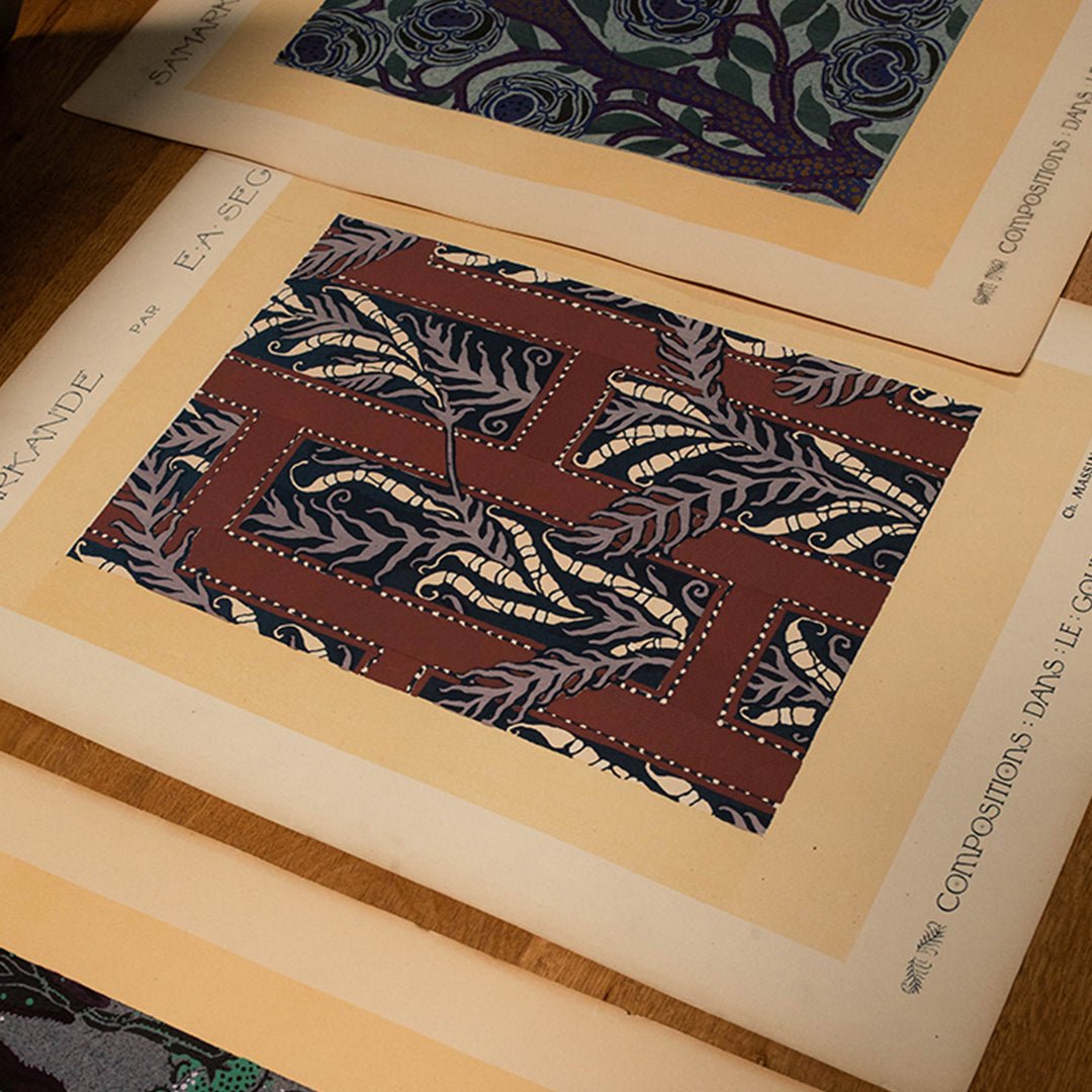 French Pochoir Illustrations by E.A. Séguy, 1920’s