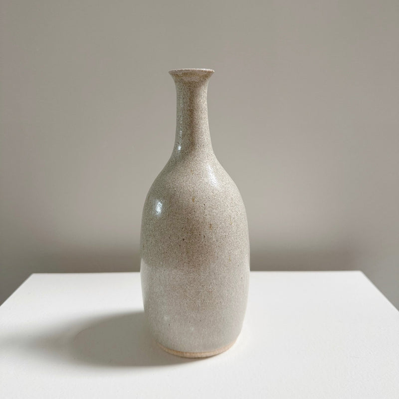 Cream Bottleneck Vase
