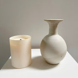 Matte White Flared Vase