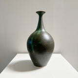 Green Bottleneck Vase