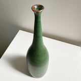 Green Bottleneck Tall Vase