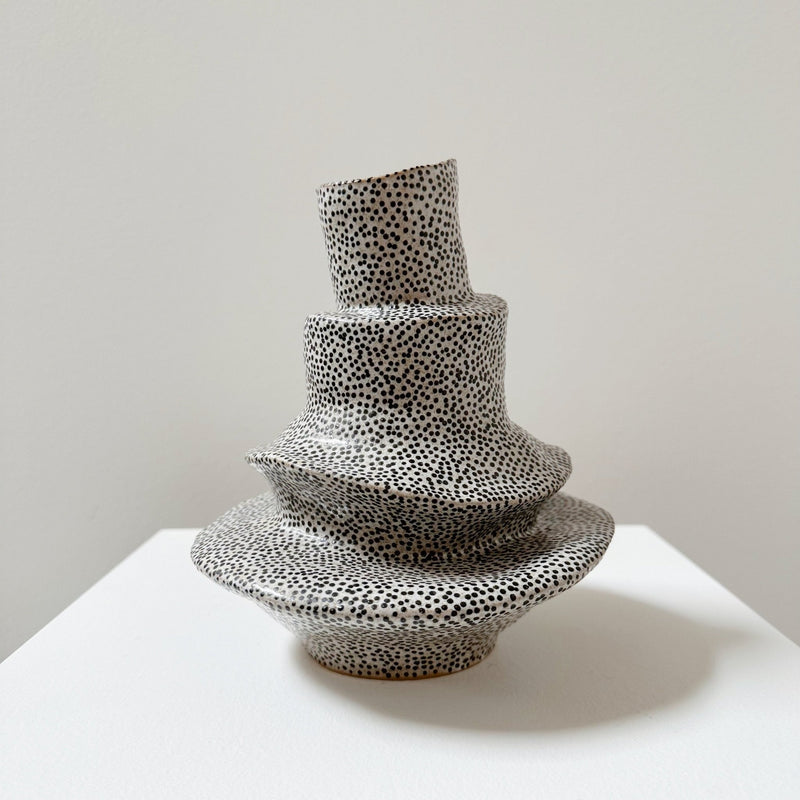 Low Speckled Vase no. 182