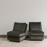 A Pair of Slipper Chairs by Burov Paris | 1975