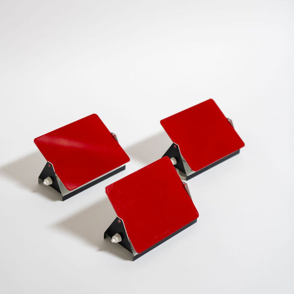 CP1 Wall Lights by Charlotte Perriand, France 1968 | Red