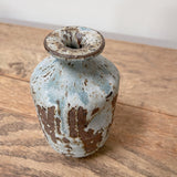 Studio Pottery, Stoneware Vase with Light Blue Glaze