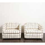 A Pair of Knoll Pfister Club Chairs