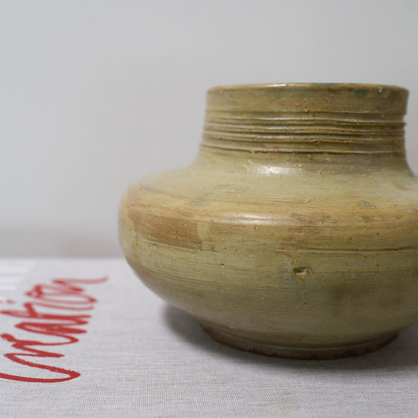 Studio Pottery, Stoneware Pale Green Vase