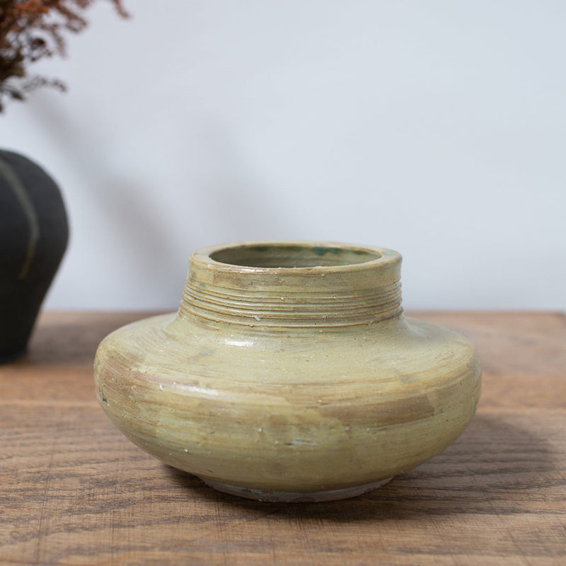 Studio Pottery, Stoneware Pale Green Vase