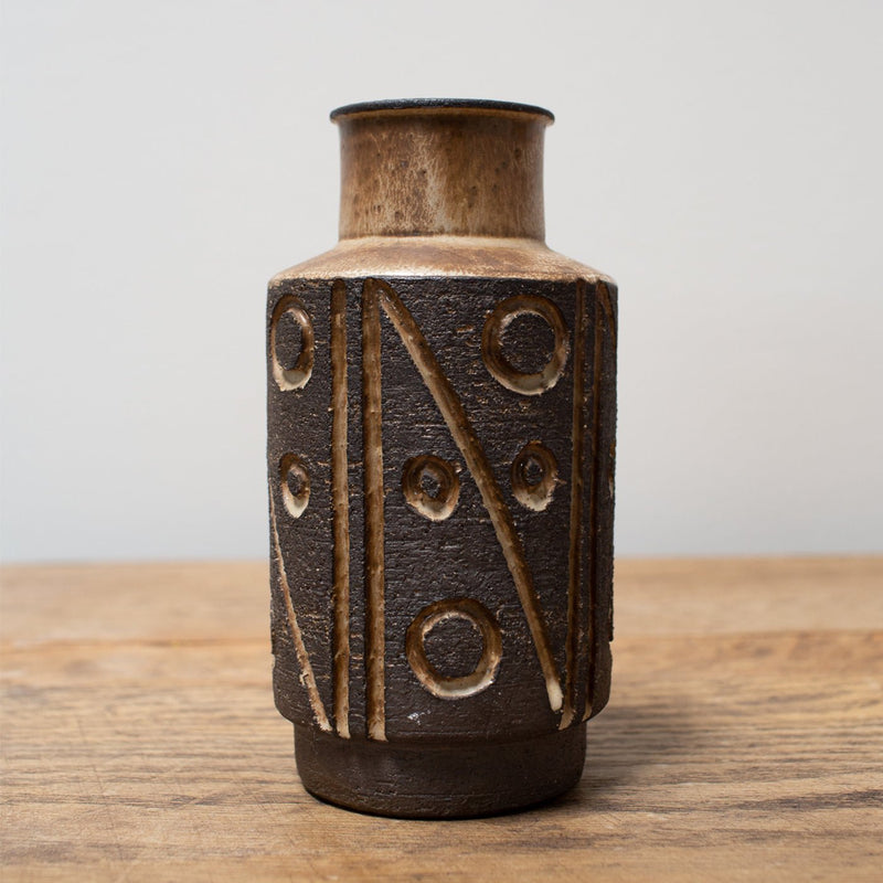 Lovemøse Keramik, Carved Vase
