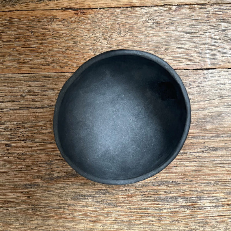 Footed Pinch Pot with Diamond Detail