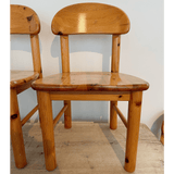 Set of 6 Rainer Daumiller Pine Dining Chairs