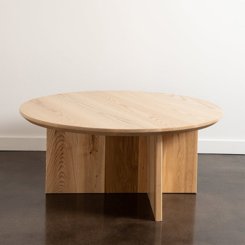 Round Ash Coffee Table