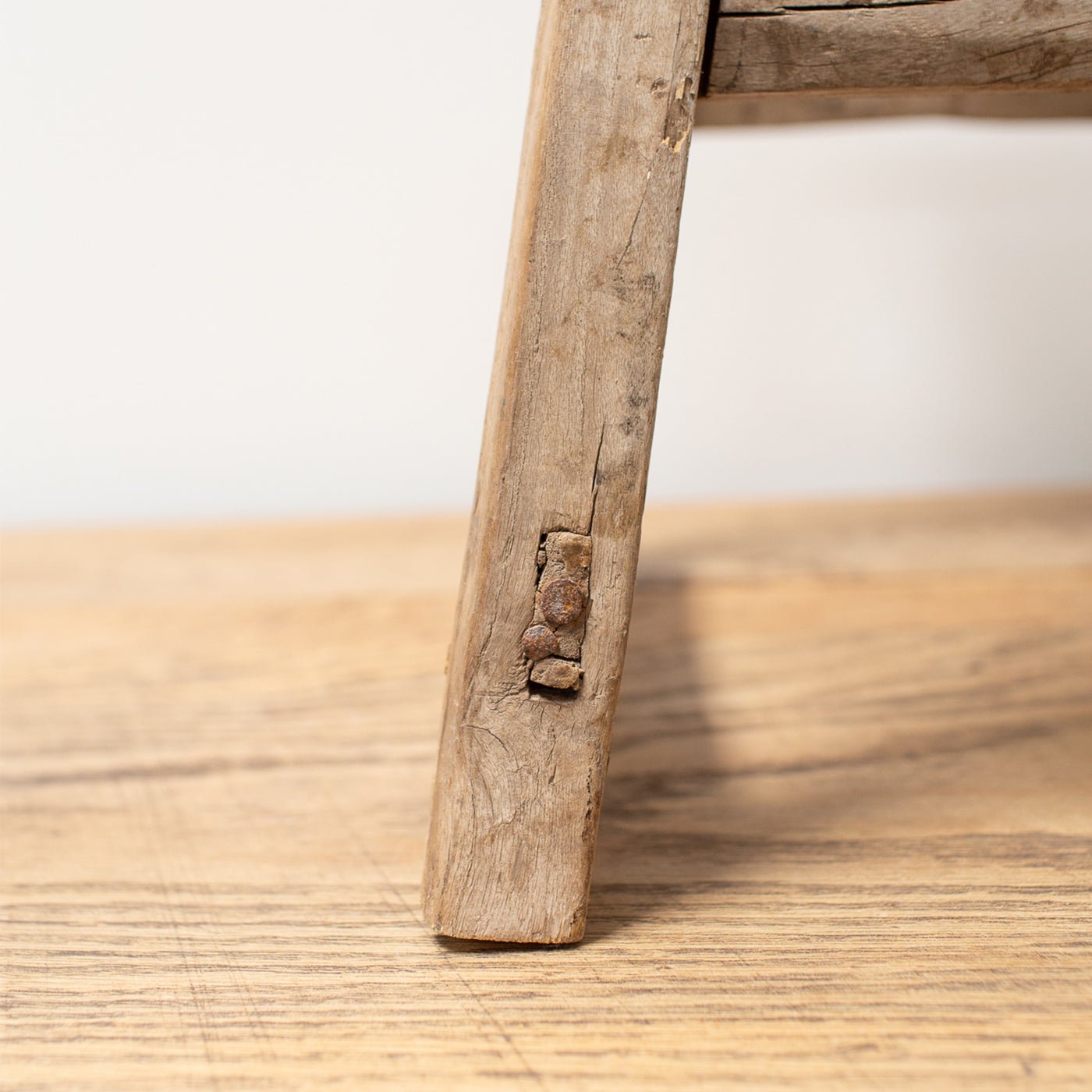 Vintage Stool / Side Table Tall