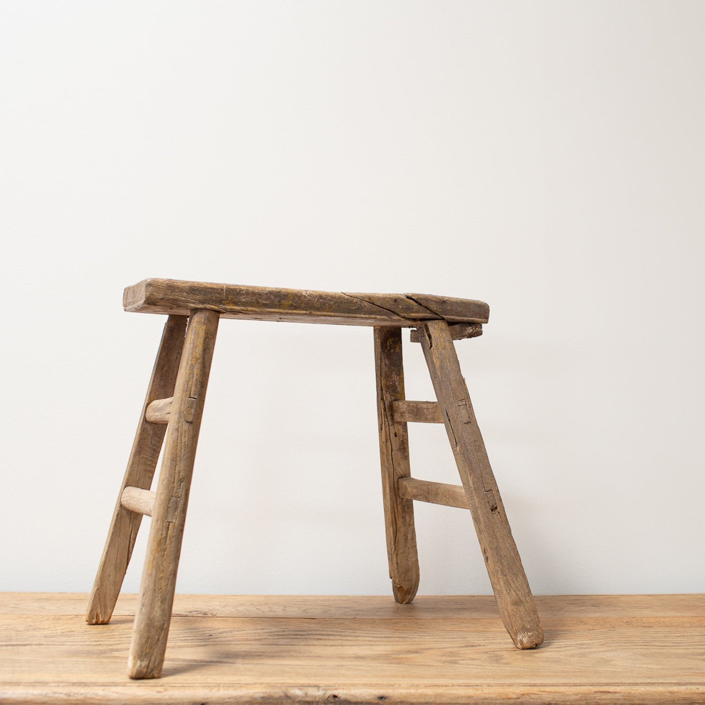 Vintage Stool / Side Table Low