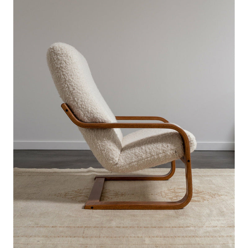 Danish Bentwood Westnofa Cantilevered Lounge Chair